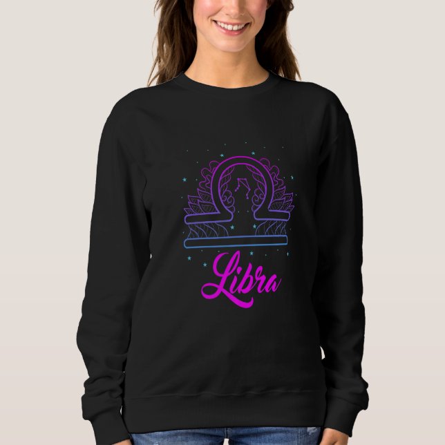 Sudadera Libra Girls Women Bday Astrology September October (Anverso)