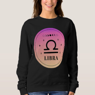 Sudadera Libra Mujeres Zodiac Rótulo Libra