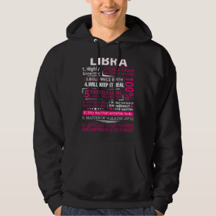 Sudadera Libra Para Mujeres Zodiac Septiembre Cumpleaños De