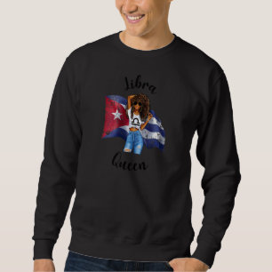 Sudadera Libra Reina Afrocubana Femenina Zodíaco Africano C
