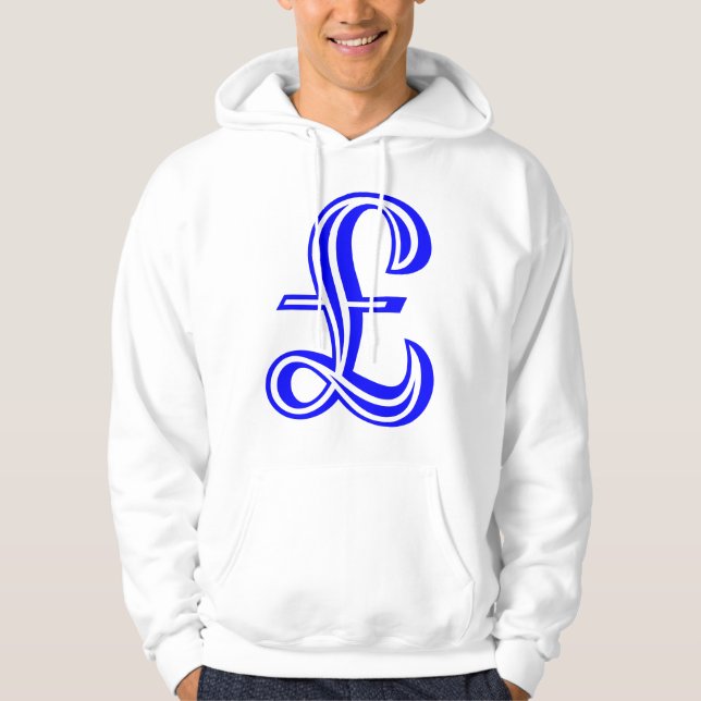 Sudadera Libra Rótulo - Azul (Anverso)