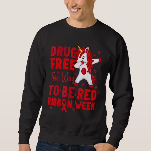 Sudadera Libre de Drogas La Forma de Ser Conciencia de la S (Anverso)
