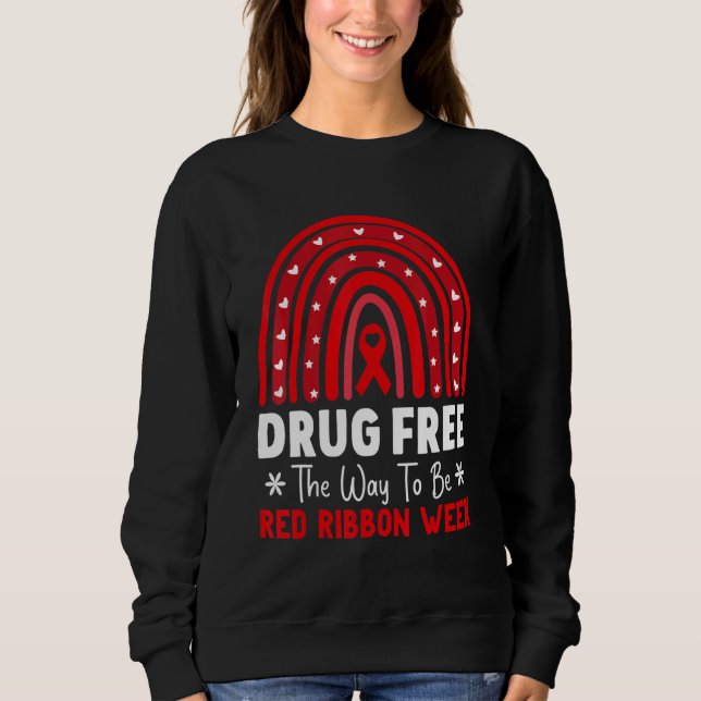 Sudadera Libre de Drogas La Forma de Ser Conciencia de la S (Anverso)