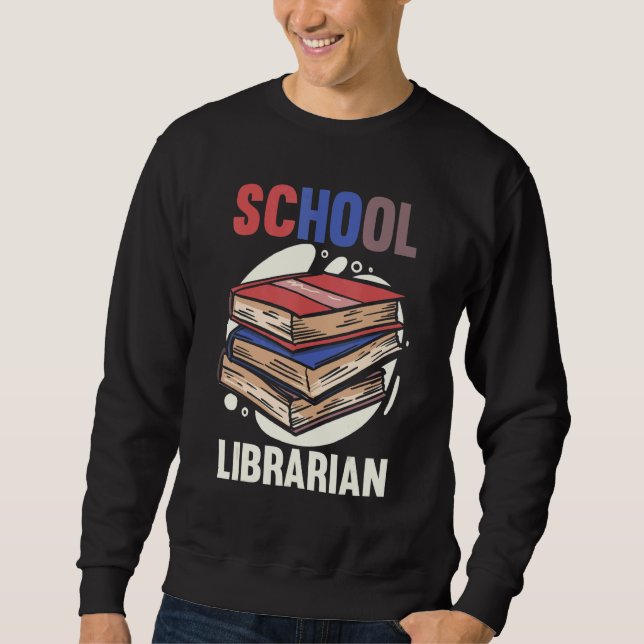 Sudadera Librería De Vuelta A La Escuela Libraria Escolar D (Anverso)