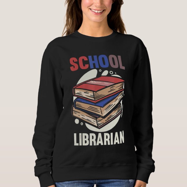 Sudadera Librería De Vuelta A La Escuela Libraria Escolar D (Anverso)