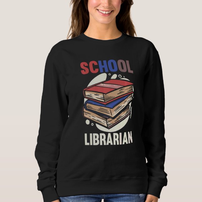 Sudadera Librería De Vuelta A La Escuela Libraria Escolar D (Anverso)