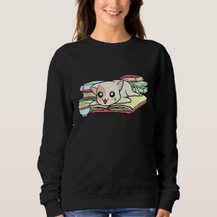 Sudadera Libro Con Un Gato - Para Lectores O Café Por Prime