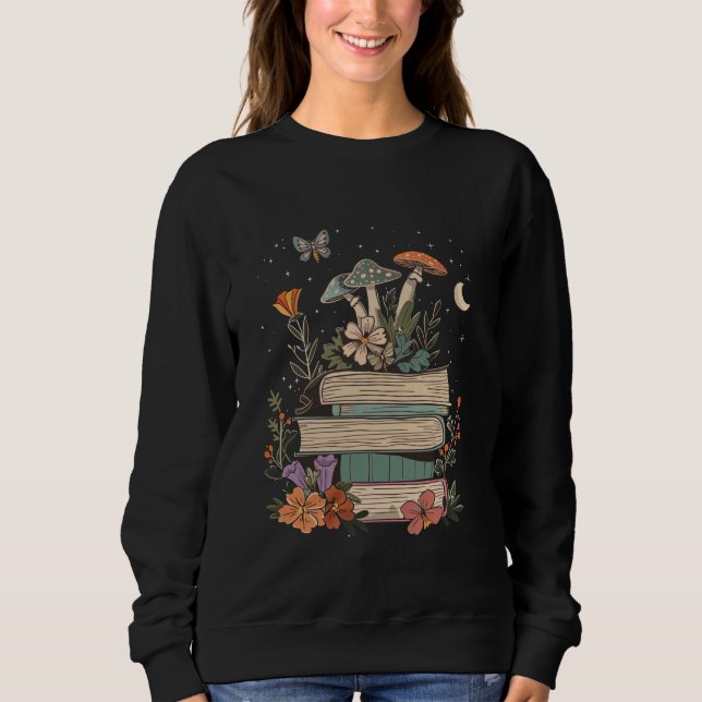 Sudadera libro de cartas de tarot con místico oscuro de flo (Anverso)