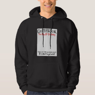 Sudadera Libro de cumpleaños es mi Rótulo de cumpleaños 18