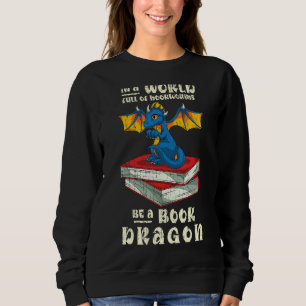 Sudadera Libro De Gusano Nerd Leyendo Fantasía Libro De Ani