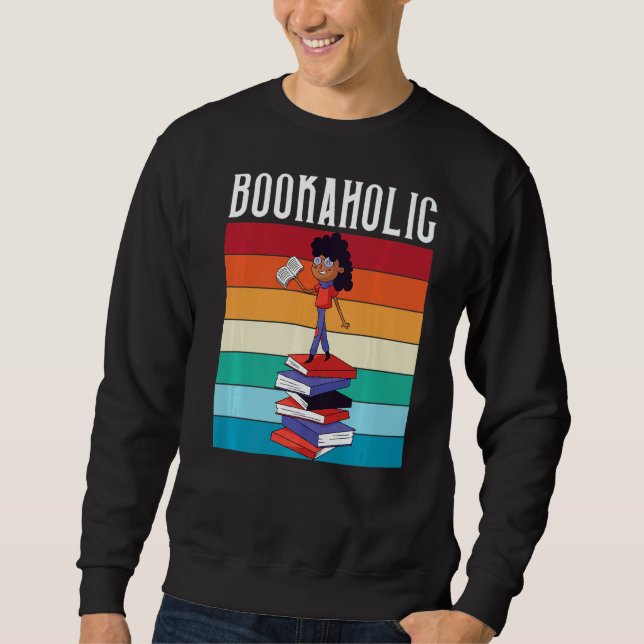 Sudadera Libro de lectura Bookaholic (Anverso)