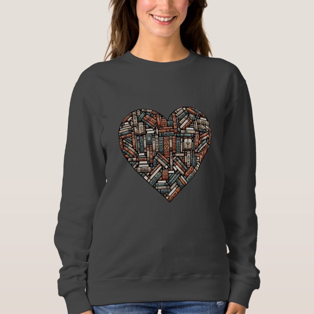 Sudadera Libro de texto personalizado Lover (Anverso)
