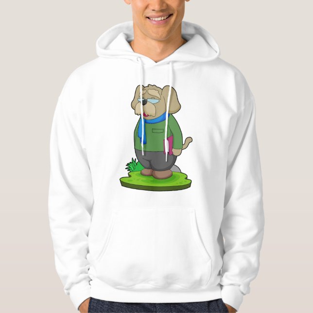 Sudadera Libro del profesor de perro (Anverso)