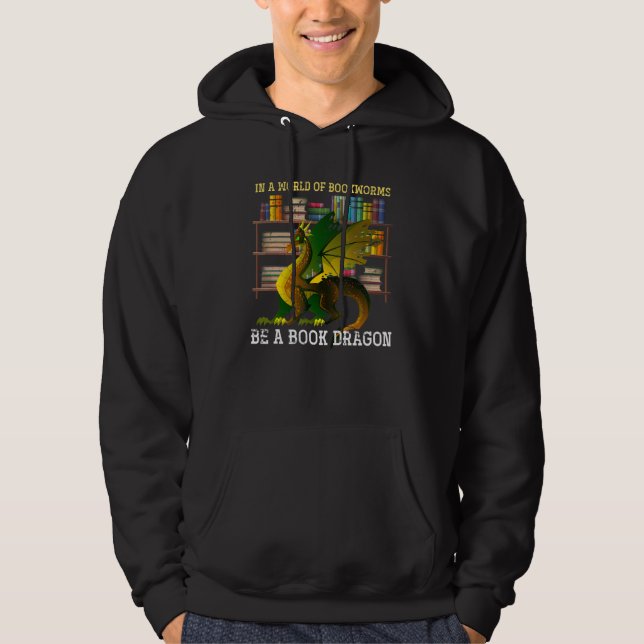 Sudadera Libro divertido Nerd Gift Dragón mítico chino (Anverso)