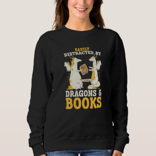 Sudadera Libro Dragón Ropa Para Bibliófilos Leyendo Bibliot