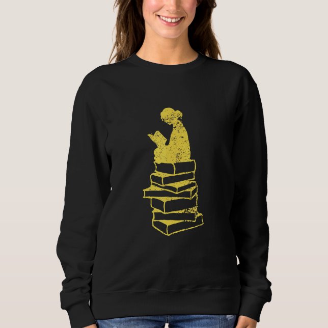 Sudadera Libro - Nerd de lectura de libro lindo (Anverso)