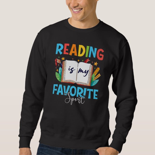 Sudadera Libro  Nerds librescos La lectura de libros es mi  (Anverso)