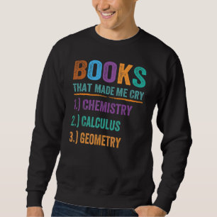 Sudadera Libro que me hizo llorar Profesor Matemáticas Cien