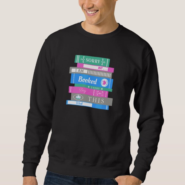 Sudadera Libro 'Reservado todos los días esta semana' Perdó (Anverso)