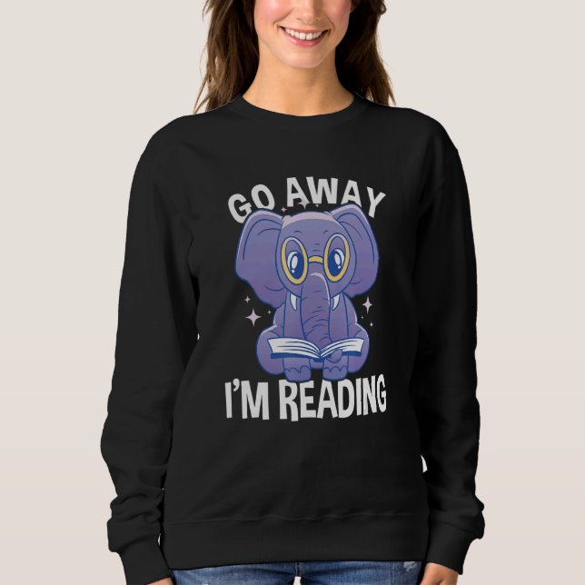 Sudadera Libro Vete Estoy Leyendo (Anverso)