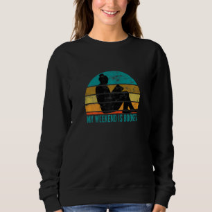 Sudadera Libro Y Lector: Mi Fin De Semana Está Disponible