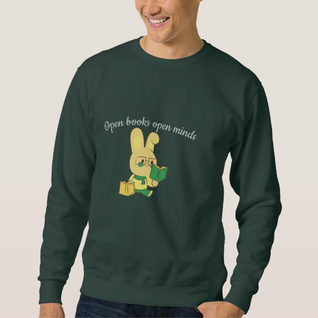 Sudadera Libros abiertos (Anverso)
