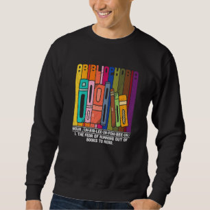 Sudadera Libros Antiguos Abibliophobia Definición Gusano de