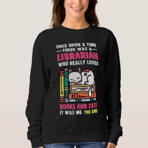 Sudadera Libros Bibliotecarios Amados Y Gatos Leyendo Bookw