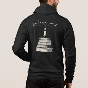Sudadera Libros con mentes abiertas - los profesores ilumin