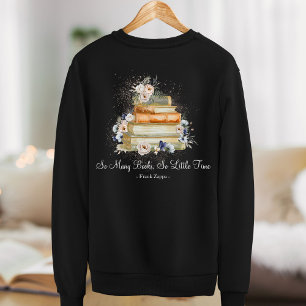 Sudadera Libros de Citas Personalizadas Vintage Beige Rosas