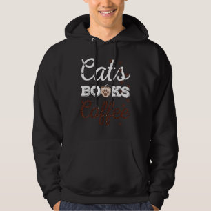 Sudadera Libros de Gatos Café Tee - Café del libro del gato