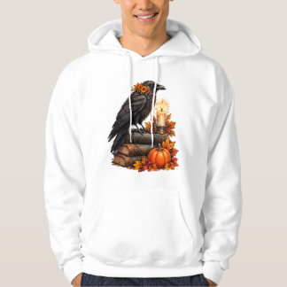 Sudadera Libros de Halloween de calabaza cuervo gótico