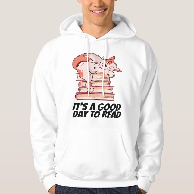 Sudadera Libros - Es un buen día para leer (Anverso)