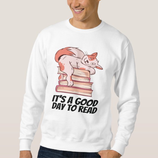 Sudadera Libros - Es un buen día para leer (Anverso)
