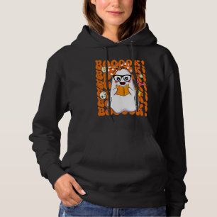 Sudadera Libros Ghost Boo Leer Libros Biblioteca Profesora