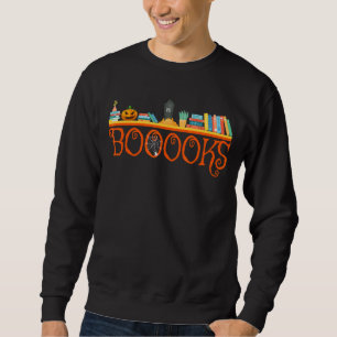 Sudadera Libros Ghost Boo Leer Libros Biblioteca Profesora 