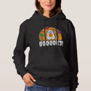Sudadera Libros Ghost T Shirt Boo Leer Libros Biblioteca Re