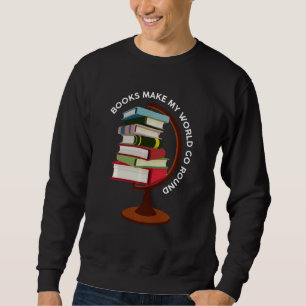 Sudadera Libros Hacen Que Mi Mundo Vaya A La Bibliotecaria 