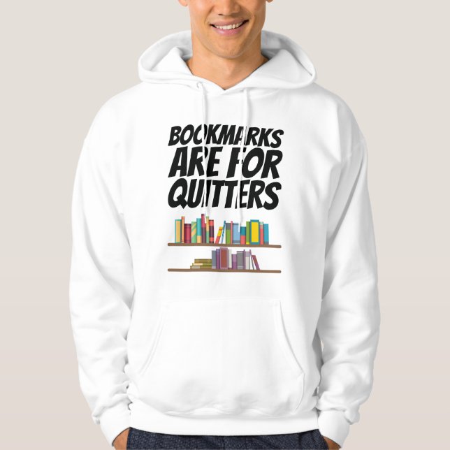 Sudadera Libros - Los Marcadores Son Para Quitters (Anverso)