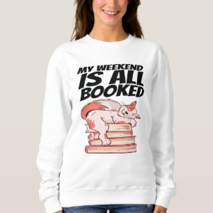 Sudadera Libros - Mi Fin De Semana Está Reservado