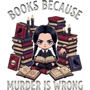 Sudadera Libros porque el asesinato está mal - Chica gótica