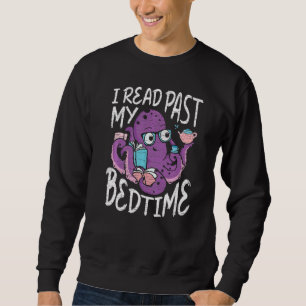 Sudadera Libros Pulpo Leí Pasada Mi Hora de Dormir 