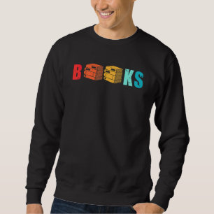Sudadera Libros Retro Leyendo Literatura De Librería
