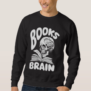 Sudadera Libros Skull Bookworm LiterWriter - Novel Boo
