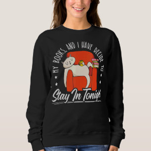 Sudadera Libros Y Gatos De Animales De Amor