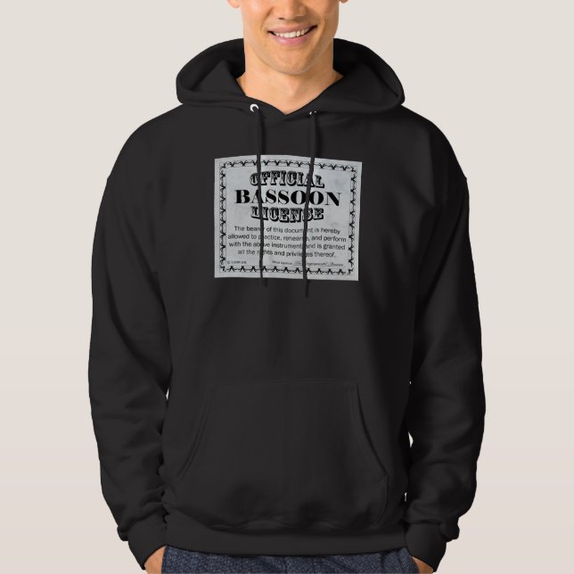 Sudadera Licencia de Bassoon (Anverso)