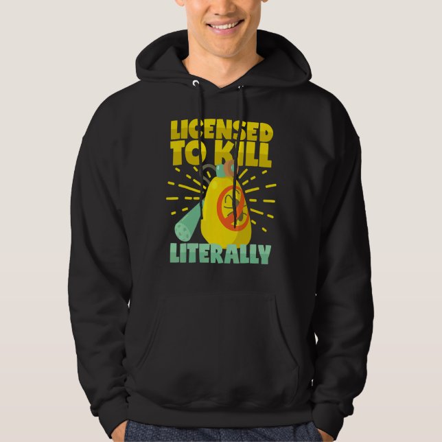 Sudadera Licencia Para Matar Literalmente Al Exterminat De  (Anverso)