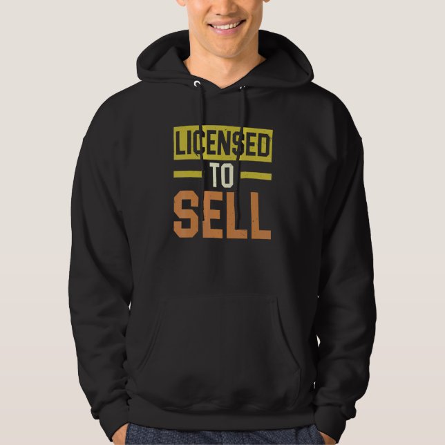 Sudadera Licensed To Sell Real Estate Property Management R (Anverso)