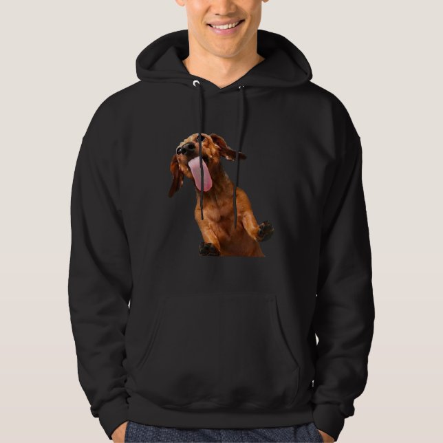 Sudadera Licky Dachshund (Anverso)