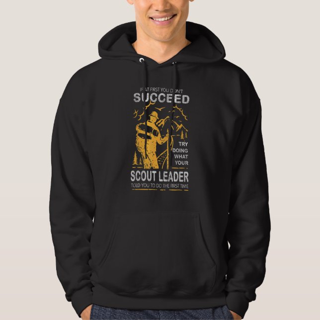 Sudadera Líder Scout Camping de Cubs Senderismo y Exploraci (Anverso)